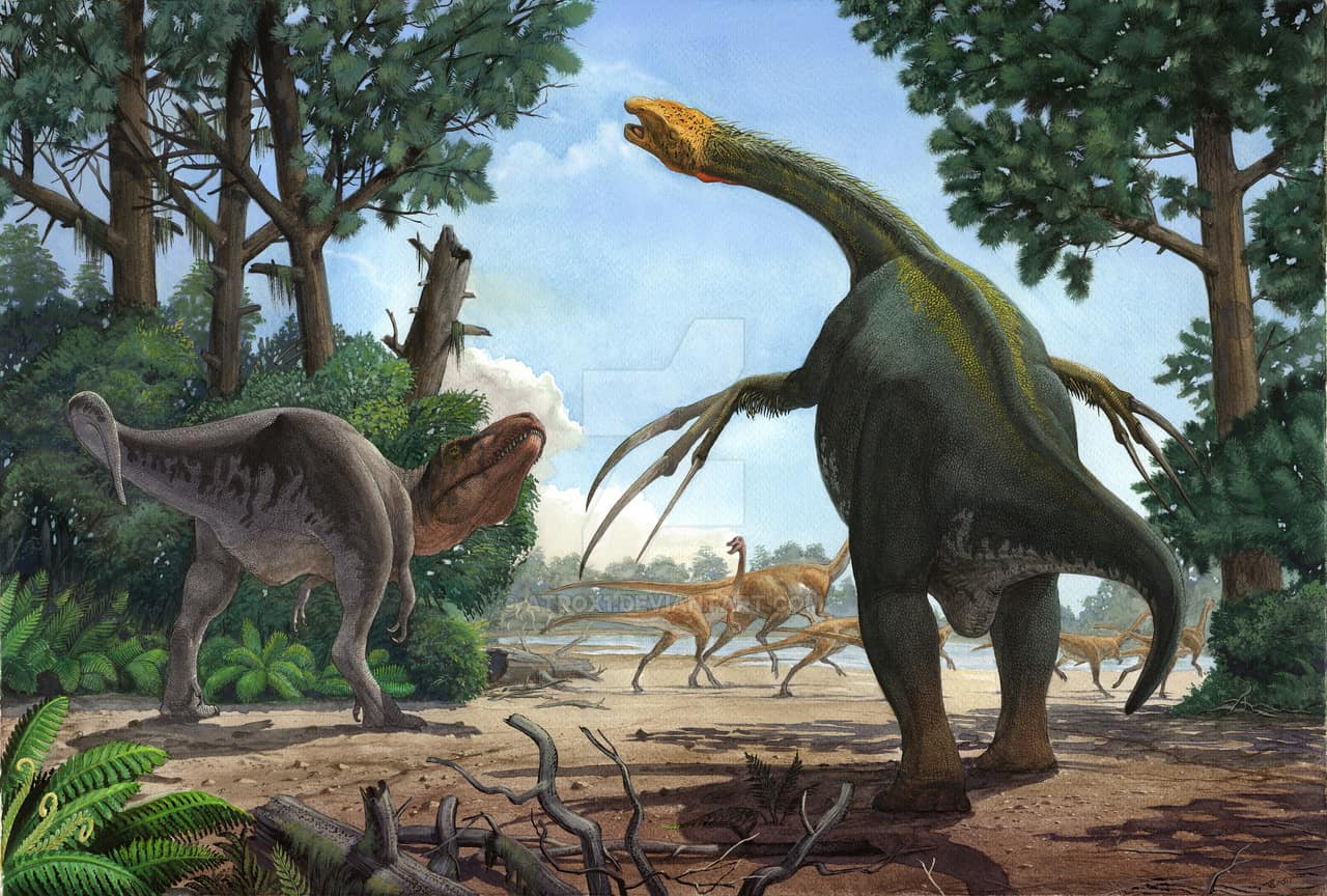 Therizinosaurus by Sergey Krasovskiy