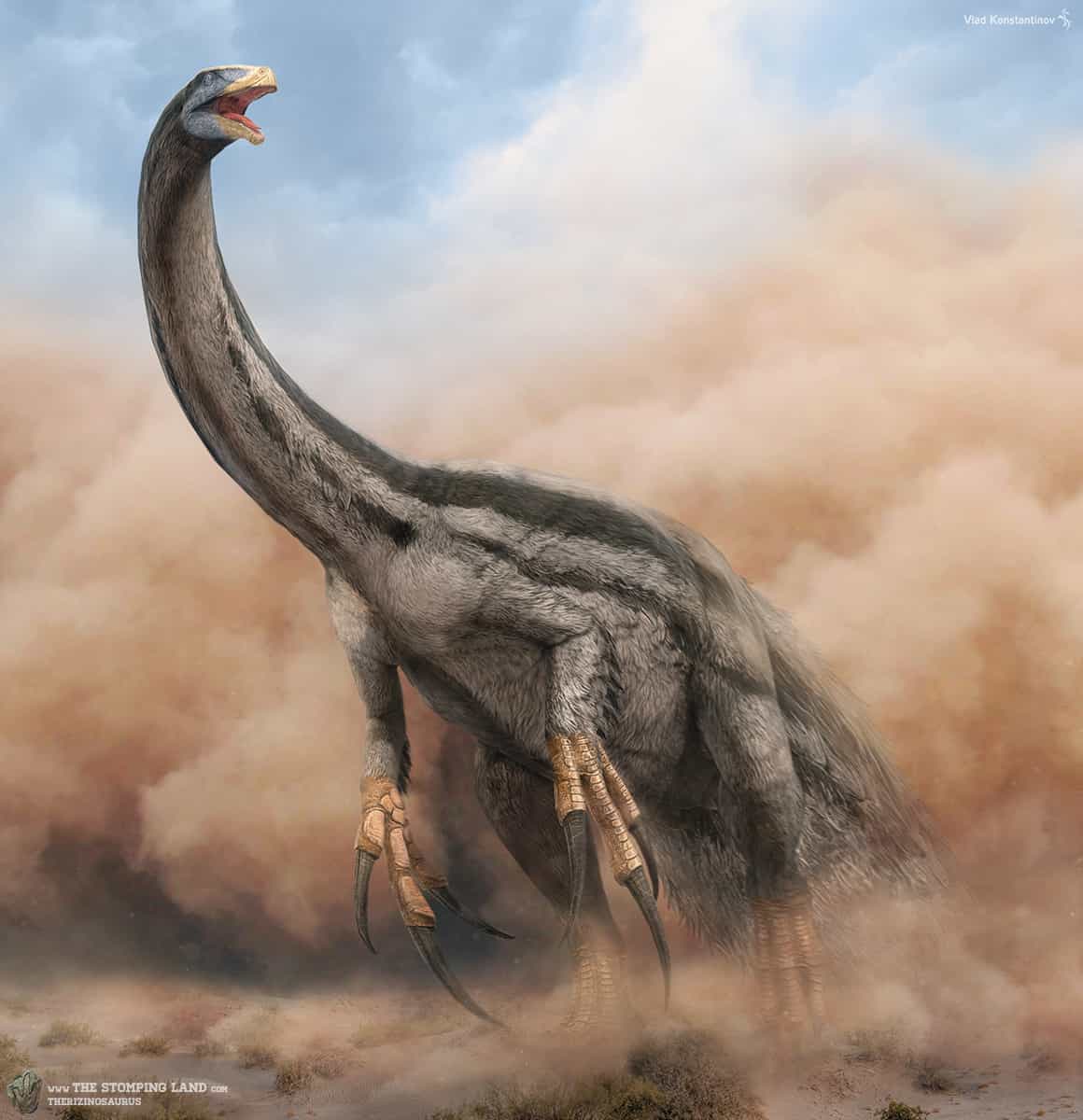 Therizinosaurus by Vlad Konstantinov