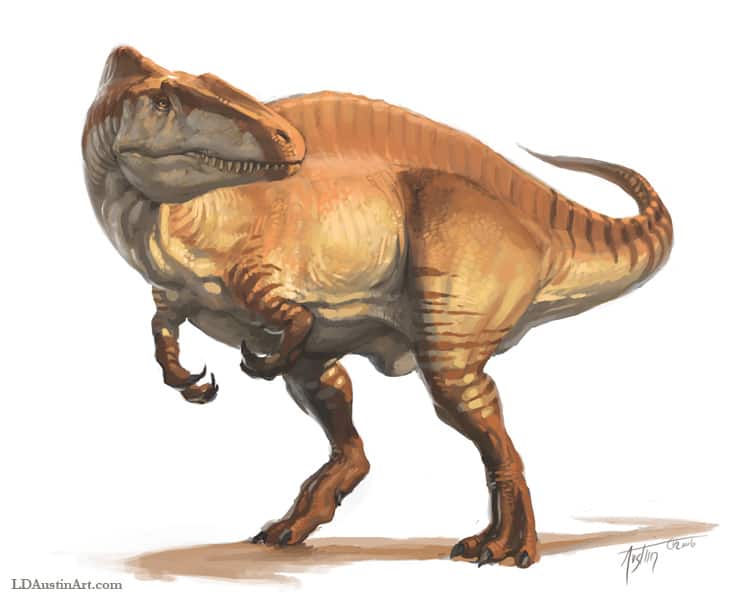 Acrocanthosaurus by L. D. Austin