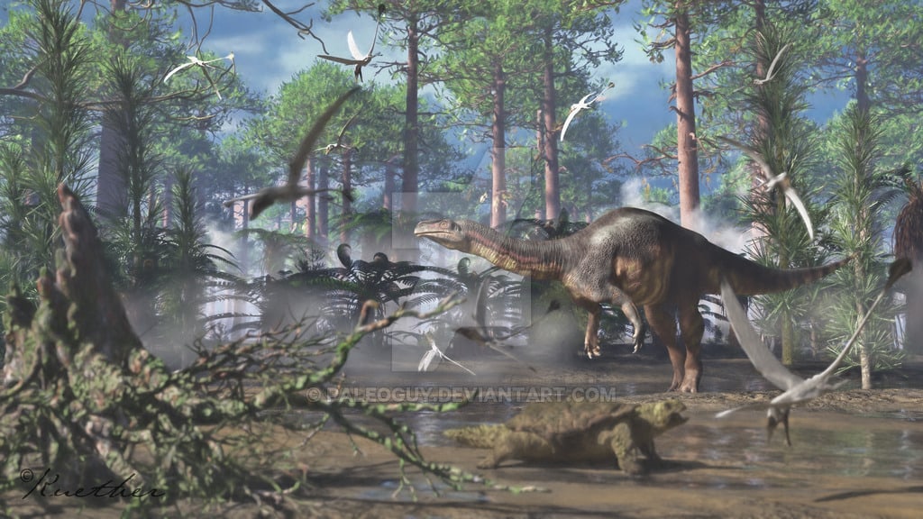 Plateosaurus by James Kuether