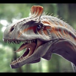 Cryolophosaurus by Petru Neacsu