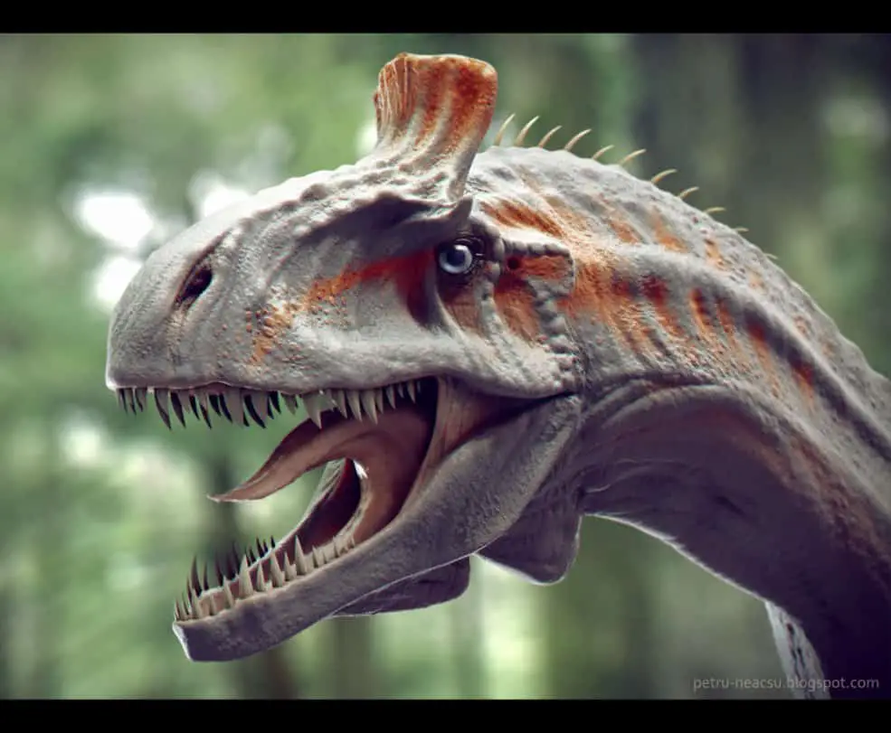 Cryolophosaurus by Petru Neacsu