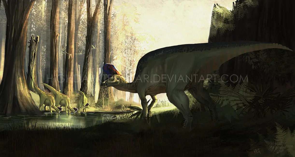 Lambeosaurus by High Dark Templar