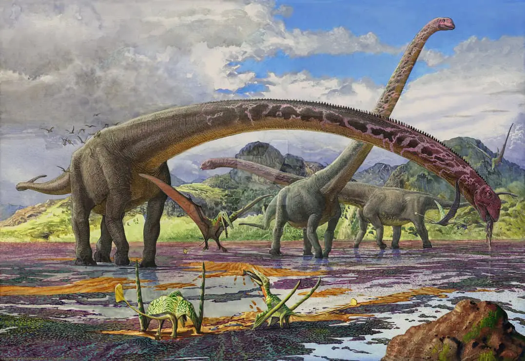 Mamenchisaurus by Sergey Krasovskiy