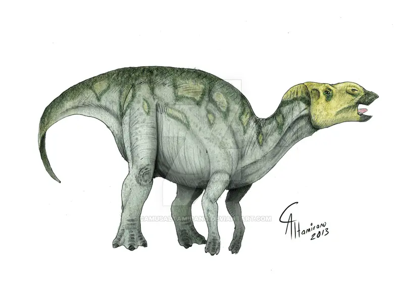 Hadrosaurus by Camus Altamirano