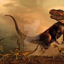 Torvosaurus by Philip Brownlow