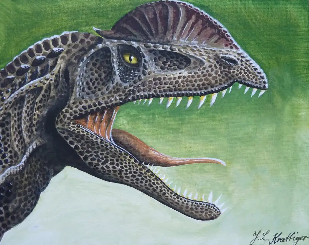 Dilophosaurus by Polihierax