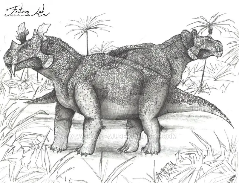 Estemmenosuchus by Ricardo Ramirez