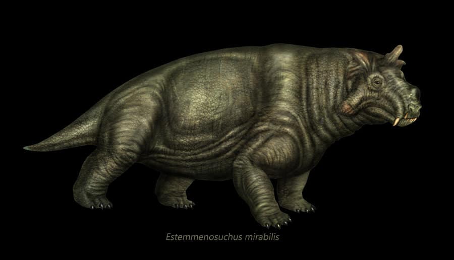 Estemmenosuchus by Eduardo