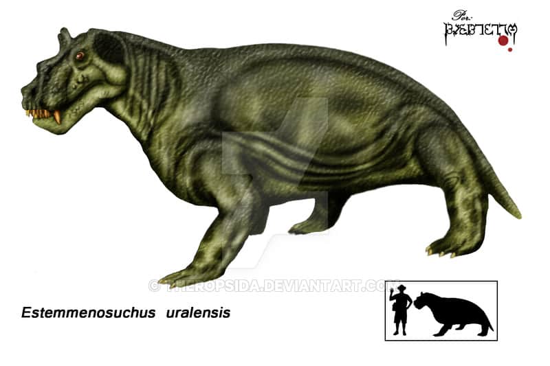 Estemmenosuchus by Theropsida