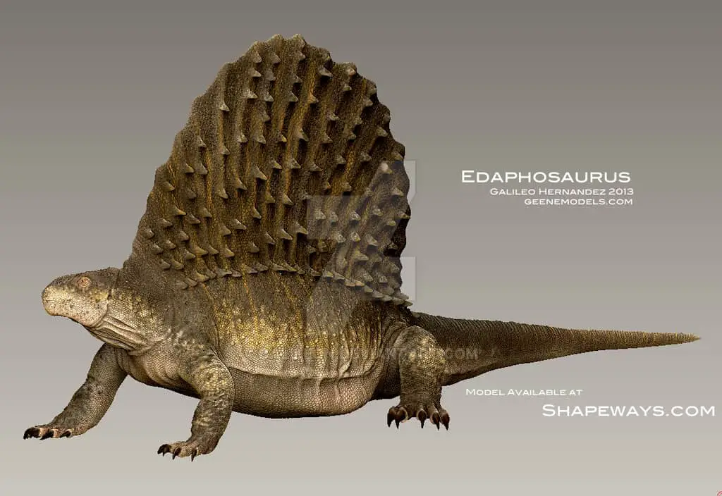 Edaphosaurus by Galileo Nunez