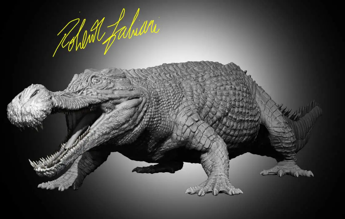 Sarcosuchus by Robertasaurus Fabiani