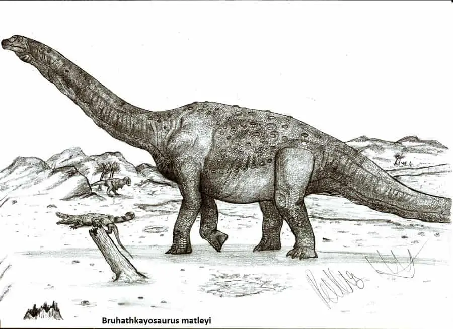 Bruhathkayosaurus by Robinson Kunz