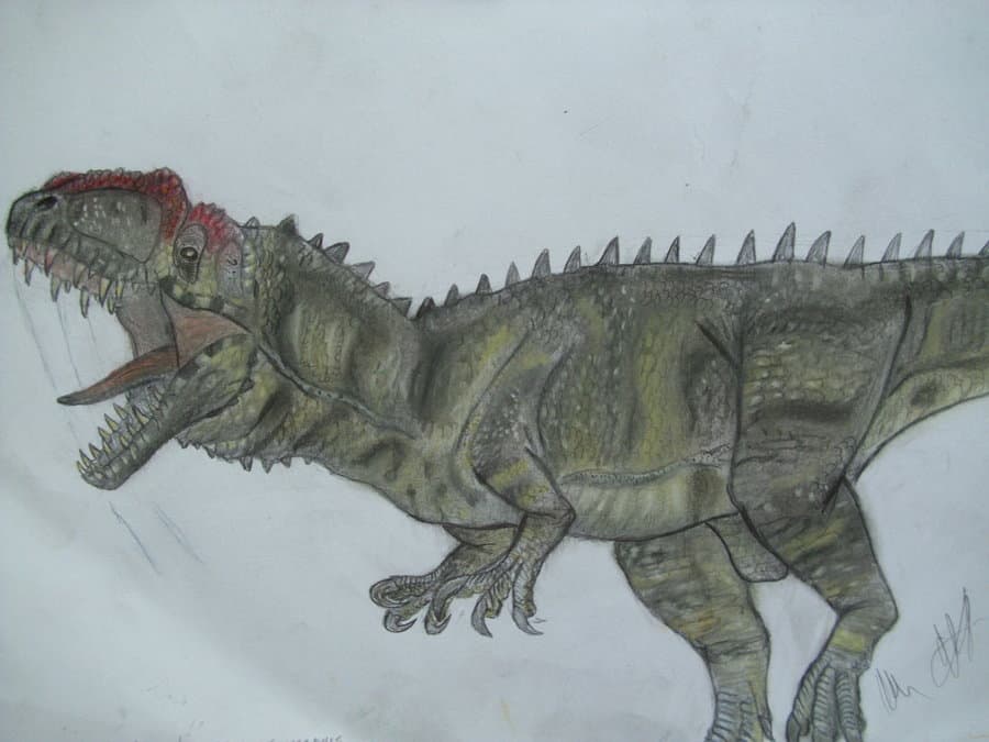 Yangchuanosaurus by Robinson Kunz